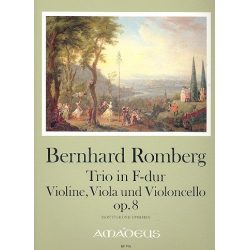 Trio F-Dur op.8 - für Violine, Viola und Violoncello - Bernhard Romberg