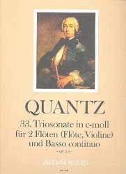 Sonate c-Moll Nr.33 QV2-3 - für - Johann Joachim Quantz