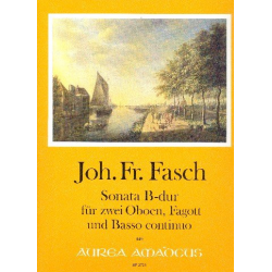 Sonate B-Dur - - Johann Friedrich Fasch