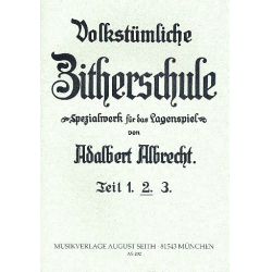 Volkstümliche Zitherschule Band 2 - Adalbert Albrecht