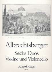 6 Duos - für Violine - Johann Georg Albrechtsberger