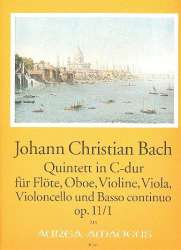 Quintett C-Dur - für Violine, - Johann Christian Bach