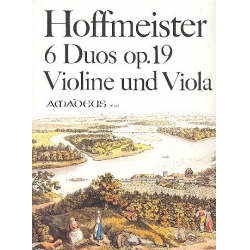 6 Duos op.19 - für Violine und Viola - Franz Anton Hoffmeister