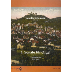Sonate Nr.1 : für Orgel - Camillo Schumann