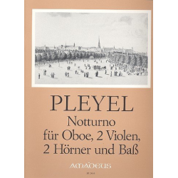 NOTTURNO - FUER OBOE, 2 VIOLEN, - Ignaz Joseph Pleyel
