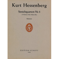 Streichquartett Nr. 3 op. 33 - Kurt Hessenberg