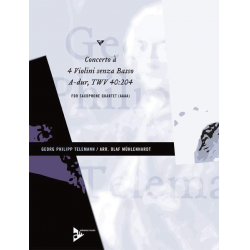 Konzert A-Dur TWV 40-204 für 4 Violinen - - Georg Philipp Telemann