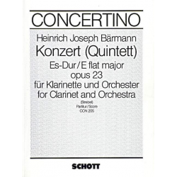Konzert Es-Dur op.23 : - Heinrich Joseph Baermann