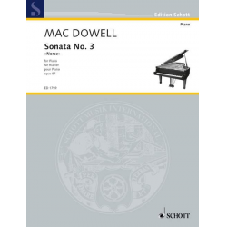 MacDowell, Edward : Sonata No. 3 op. 57 - Edward Alexander MacDowell