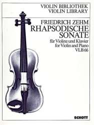 Rhapsodische Sonate : - Friedrich Zehm