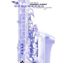 Picasso cubed - for 4 saxophones (SATB) - Fred Sturm