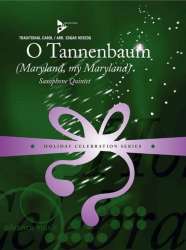 O Tannenbaum 5 Saxophone (AATTBar) : Partitur und Stimmen - Edgar Herzog