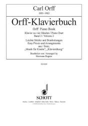 ORFF KLAVIERBUCH BAND 2 : FUER - Carl Orff / Arr. Hermann Regner
