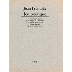Jeu poetique pour harpe et orchestre : - Jean Francaix