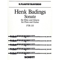 Sonate : für Flöte und Gitarre - Henk Badings