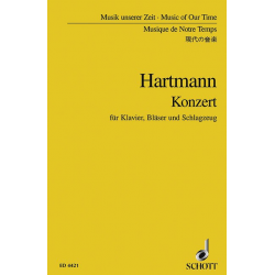 KONZERT : FUER KLAVIER, BLAESER UND - Karl Amadeus Hartmann