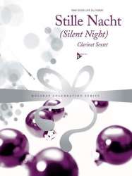 Stille Nacht (Silent Night) 6 Klarinetten : Partitur und Stimmen - Bill Dobbins