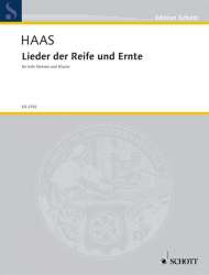 Lieder der Reife und Ernte op. 92 - Joseph Haas