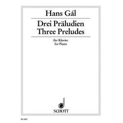 3 Präludien op.65 (1944) : - Hans Gal
