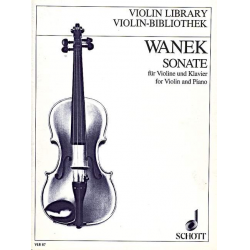 Sonate : für Violine und Klavier - Friedrich K. Wanek