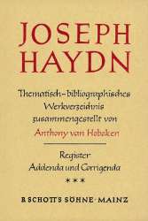 JOSEPH HAYDN : THEMATISCH-BIBLIO- - Anthony van Hoboken
