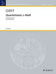 Quartettsatz - Carl Orff