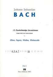 15 zweistimmige Inventionen Band 2 - - Johann Sebastian Bach