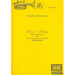 Flic-Flac für Solo-Violine und Blasorchester : - Klaus-Peter Bruchmann