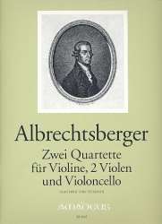 2 Quartette op.20,3 und op.20,4 - für - Johann Georg Albrechtsberger