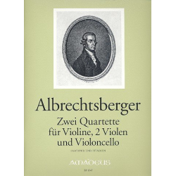 2 Quartette op.20,3 und op.20,4 - für - Johann Georg Albrechtsberger