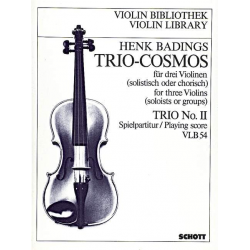 Trio Cosmos Nr. 2 (3 Violinen) - Henk Badings