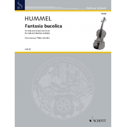 Fantasia bucolica für Viola und Kammerorchester : - Bertold Hummel