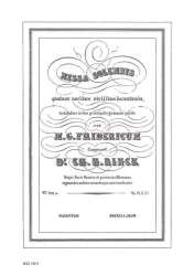 Rinck, Johann Christian Heinrich : Missa Solemnis - Johann Christian Heinrich Rinck