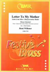 Letter To My Mother - René Willener / Arr. Jirka Kadlec
