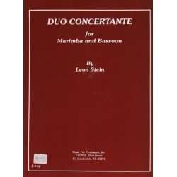 Duo Concertante  (Fagott + Marimbaphon) -Leon Stein