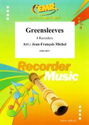 Greensleeves (4 Blockflöten) - Traditional / Arr. Jean-Francois Michel