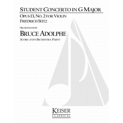 Student Concerto No. 2, Op. 13 in G Major - Friedrich Seitz