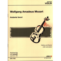 Andante favori : für Violine und Klavier - Wolfgang Amadeus Mozart