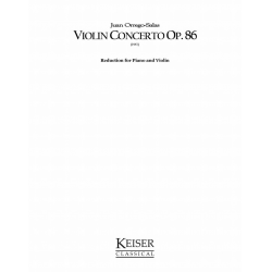 Violin Concerto, Op. 86 Piano Reduction - Juan Orrego-Salas