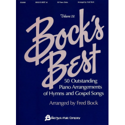 Bock´s Best Vol 4 Pno Solos Hymns And Gospel Songs - Fred Bock