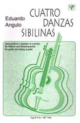 4 danzas sibilinas : für Gitarre und Streichquartett - Eduardo Angulo