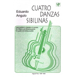 4 danzas sibilinas : für Gitarre und Streichquartett - Eduardo Angulo