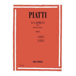 12 capricci op.25 : per violoncello - Alfredo Carlo Piatti