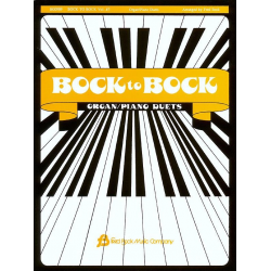 Bock To Bock #5 Organ/Piano Duets - Fred Bock