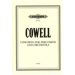 CONCERTO FOR PERCUSSION AND ORCHES. - Henry Dixon Cowell