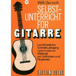 Selbstunterricht für Gitarre - Willy Gensch