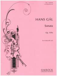 Sonate op.109a : für Violoncello solo - Hans Gal