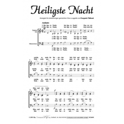 Heiligste Nacht : für Männerchor a cappella - Christoph Bernhard Verspoell