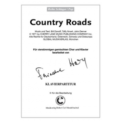 Country Roads : für gem Chor und Klavier - John Denver