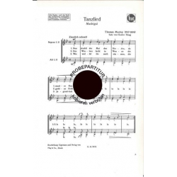 Tanzlied - Thomas Morley